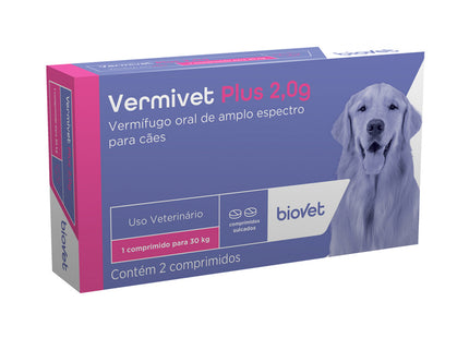 Vermivet Plus 2 g – 2 Comprimidos