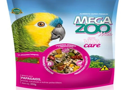 Ração Seca Mega Zoo Mix para Papagaios