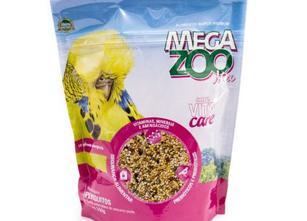 Ração Seca Mega Zoo Mix para Periquitos