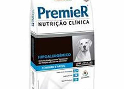 Ração Seca Premier Nutrição Clínica Hipoalergênica Cordeiro para Cachorros de Porte Médio e Grande