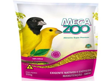 Ração Seca Mega Zoo para Pássaros Nativos e Exóticos