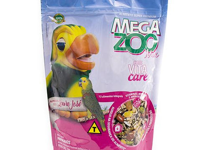 Ração Seca Mega Zoo Mix para Papagaios