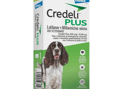 Credeli Plus 450 mg – Antiparasitário Oral para Cães de 11‑22 kg