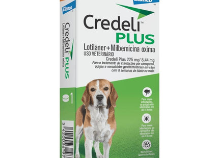 Credeli Plus 225 mg – Antiparasitário Oral para Cães de 5,5‑11 kg