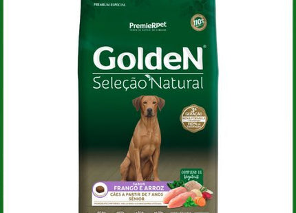 Ração Seca Golden Seleção Natural para Cachorros Adultos e Sênior