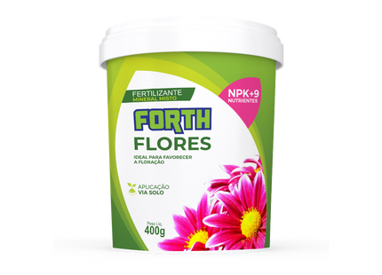 Forth Flores — Fertilizante para Flores (3 kg / 400 g / Líquido 60 mL)