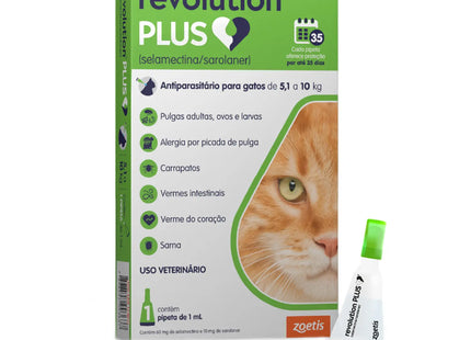 Revolution Plus para Gatos 5,1 a 10 kg
