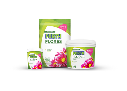 Forth Flores — Fertilizante para Flores (3 kg / 400 g / Líquido 60 mL)