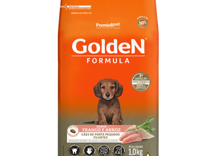 Ração Seca Golden para Cachorros Filhotes de Porte Pequeno