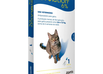 Revolution 6% para Gatos 2,6 a 7,5 kg – 1 pipeta
