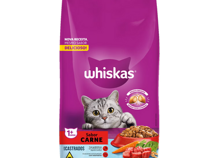 Ração Seca Whiskas Dry para Gatos Castrados