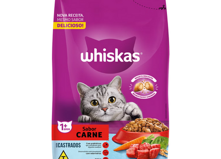 Ração Seca Whiskas Dry para Gatos Castrados