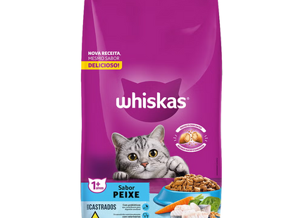 Ração Seca Whiskas Dry para Gatos Castrados