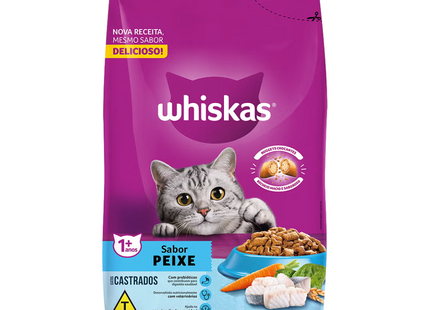 Ração Seca Whiskas Dry para Gatos Castrados