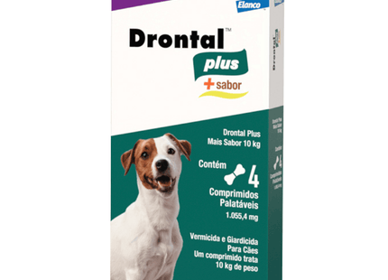 Drontal Plus + 10 kg – 4 comprimidos