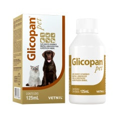 Imagem do produto Suplemento Alimentar Glicopan Pet para Cachorros e Gatos, tipo Suplemento Alimentar, marca Glicopan Pet.