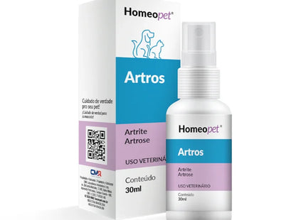 Imagem do produto Suplemento Articular Homeopet Artros 30ml para Cães e Gatos, tipo Suplemento Articular, marca Homeopet.