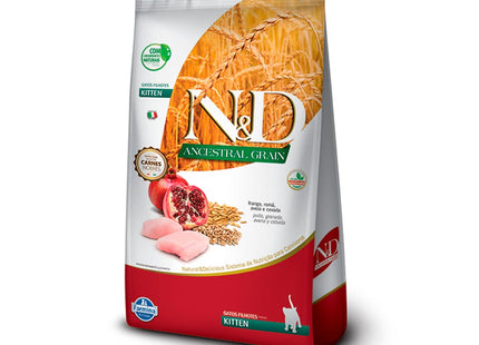Imagem do produto Ração Seca N&D Ancestral Frango para Gatos Filhotes, tipo Ração Seca, marca N&D Ancestral.