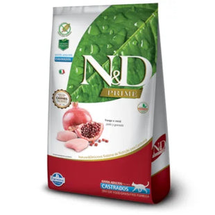 Imagem do produto Ração Seca N&D Prime Frango para Gatos Adultos Castrados, tipo Ração Seca, marca N&D Prime.