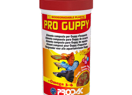 Imagem do produto Ração Seca Prodac Pro Guppy para Peixes, tipo Ração Seca, marca Prodac.