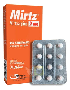 Antidepressivo Super Mix Mirtz 2mg para Cães e Gatos