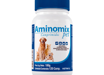 Imagem do produto Suplemento Alimentar Vetnil Aminomix Pet para Cachorros e Gatos, tipo Suplemento Alimentar, marca Vetnil.