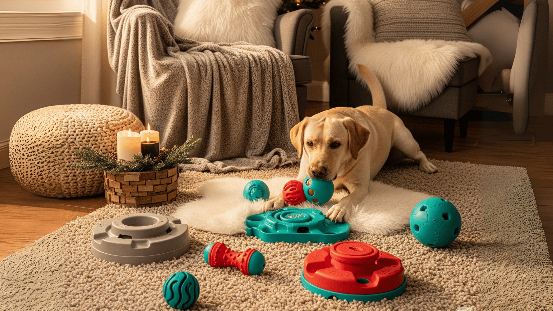 Melhores Brinquedos Interativos para Cães em Dias Frios