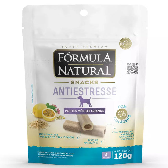 Fórmula Natural Snacks – Antiestresse / Pele e Pelagem / Vitalidade Cães Porte Médio e Grande
