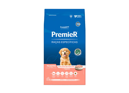 Ração Seca Premier para Cachorros Filhotes da Raça Golden Retriever