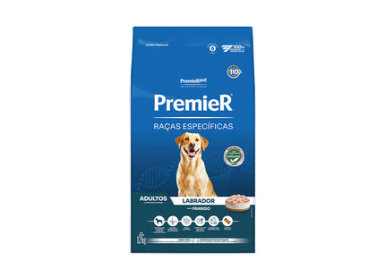 Ração Seca Premier para Cachorros Adultos da Raça Labrador