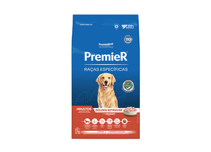 Ração Seca Premier para Cachorros Adultos da Raça Golden Retriever