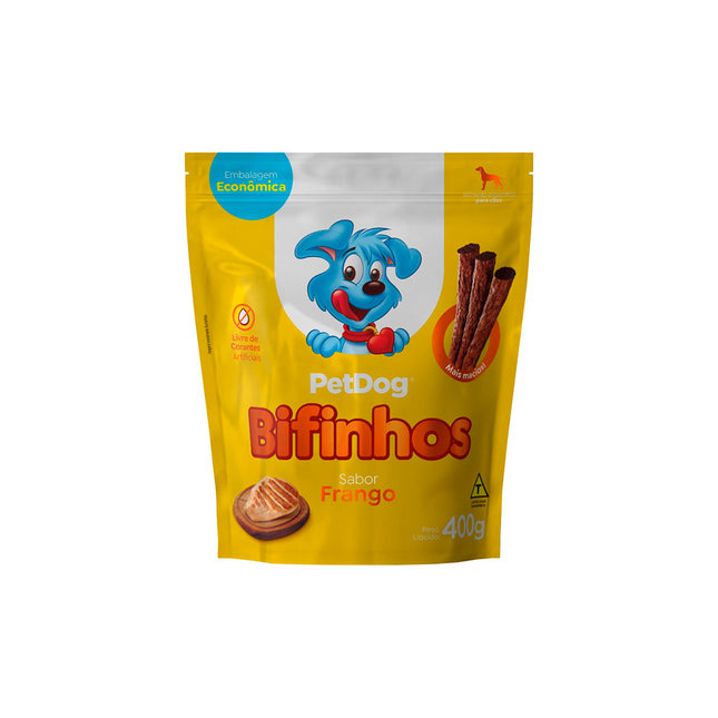 Bifinho Pet Dog 50 g – Sabores Carne / Frango