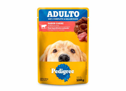 Pedigree Sachê Adulto Porte Médio/Grande Carne ao Molho – 100 g