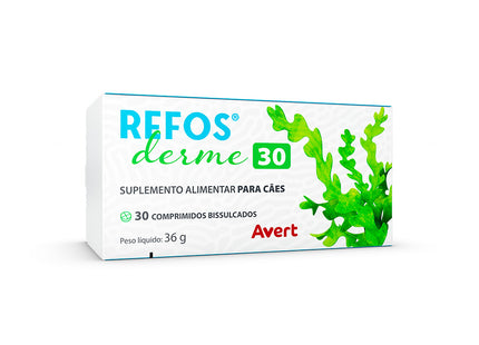REFOS® Derme 36g – Suplemento Alimentar para Cães & Gatos (30 comprimidos)