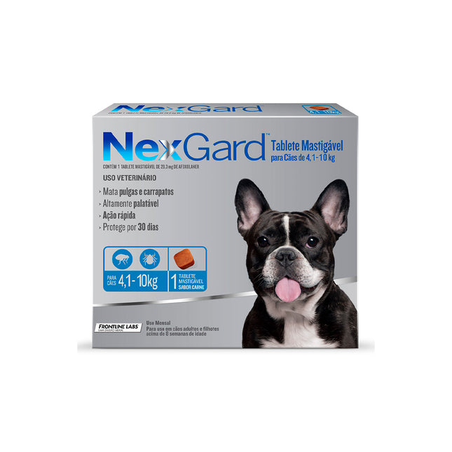 Antiparasitário Externo Nexgard para Cães 4 a 10 kg