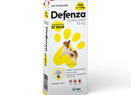 Defenza 45 mg – Comprimido Mastigável para Cães 2–4,5 kg