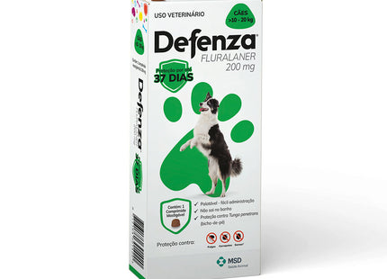 Defenza 200 mg – Comprimido Mastigável para Cães 10–20 kg