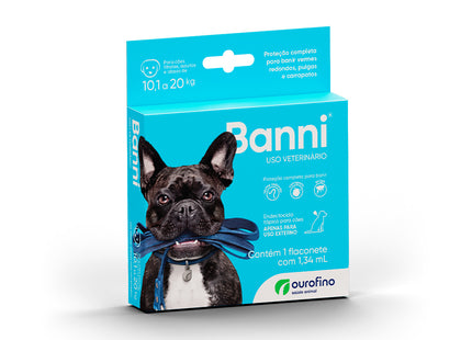 Banni® 1,34 mL – Antiparasitário Tópico para Cães de 10,1 a 20 kg