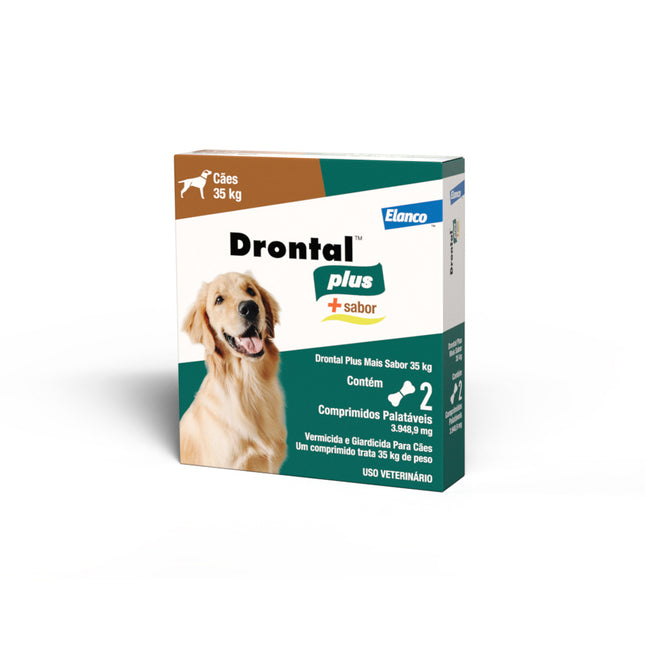 Drontal Plus +35 kg – 2 comprimidos