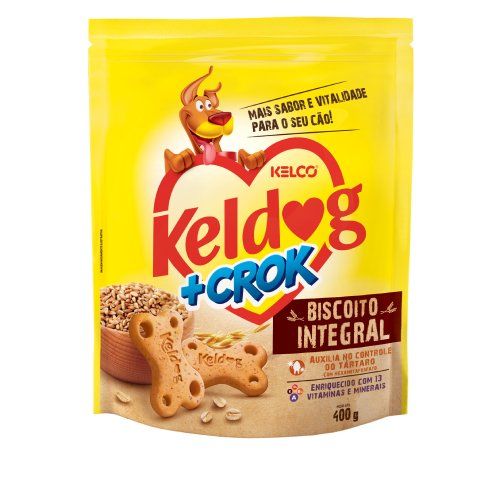 Biscoito Keldog Crok Integral para Cachorros