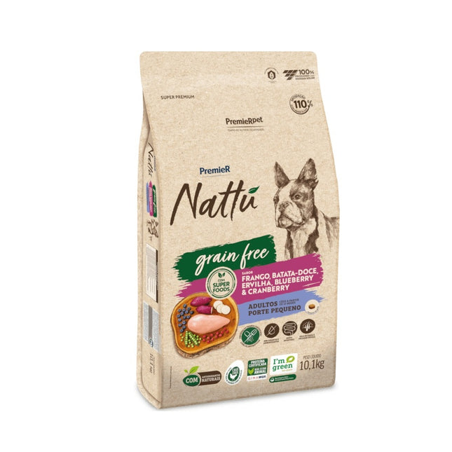 PremieR Nattu Cães Adultos Porte Pequeno Grain Free
