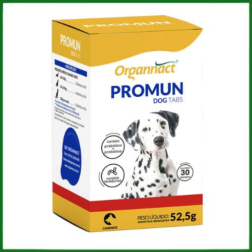 Suplemento Alimentar Organnact Promun Tabs para Cachorros e Gatos