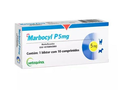Antibiótico Inove Marbocyl 5mg para Cães