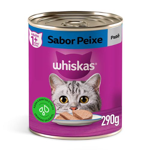 Ração Úmida Whiskas Peixe Patê para Gatos