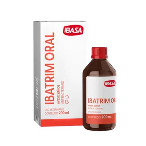 Antibiótico Ibasa Ibatrim Oral 50ml para Cães e Gatos