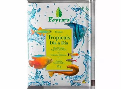 Ração Úmida Poytara Tropicais Dia a Dia para Peixes