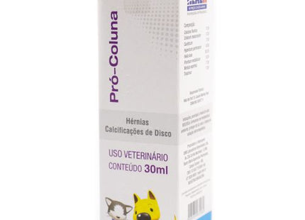 Suplemento Homeopet Pro-Coluna 30ml para Cães e Gatos