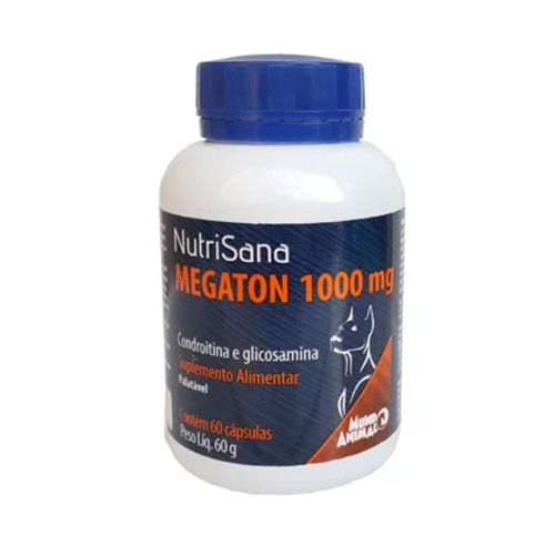 Suplemento Vitamínico Nutrisana Megaton 1000mg para Cães e Gatos