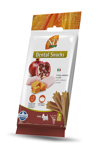 Petisco Funcional N&D Pumpkin Snack Canine Frango Adult Mini
