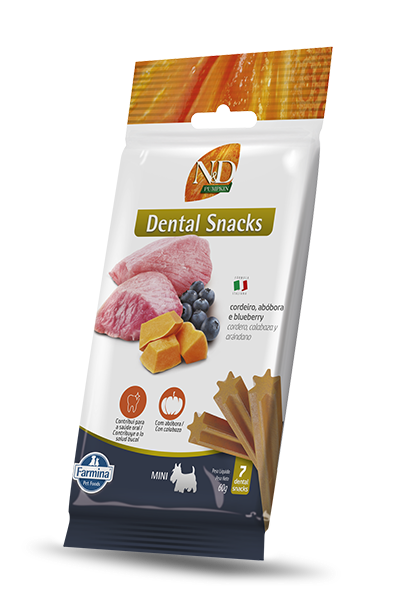 Petisco Funcional N&D Pumpkin Snack Canine Cordeiro Adult Mini